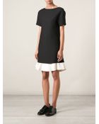 Valentino Ruffle Hem Dress - Lyst