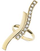 T Tahari Crystal Pavé S-ring - Lyst