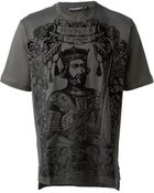 Dolce & Gabbana King Federico Ii Printed T-Shirt - Lyst