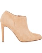Gianvito Rossi Suede Side-Zip Ankle Boots - Lyst