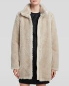 Guess Coat - Maela Faux Fur - Lyst