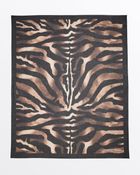 Ferragamo Oblong Zebrata Print Scarf - Lyst