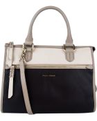 Cole Haan Color Block Satchel - Lyst