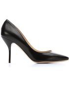 Jimmy Choo Black Leather 'Mei' Stiletto Pumps - Lyst