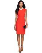 Brooks Brothers Wool Dress - Lyst