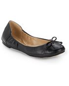 Saks Fifth Avenue Black Label Ralin Leather Ballet Flats - Lyst