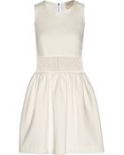 Sea Crochet-Paneled Cotton Dress - Lyst