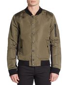 Hudson Nylon Bomber Jacket - Lyst