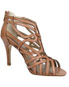 Adrienne Vittadini Gusty Leather Strappy Sandals - Lyst