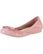Cole Haan Air Monica Leather/Patent Ballerina Flat - Lyst