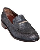 Bruno Magli 20Mm Raybum Fine Glitter Loafers - Lyst
