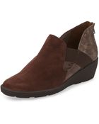Sesto Meucci Merely Snake-Print Bootie - Lyst
