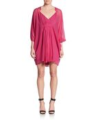 Diane von Furstenberg Fleurette Silk Dress - Lyst
