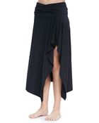 Michael Kors Draped Solids Coverup Skirt - Lyst