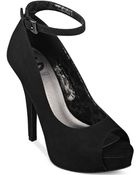 G By Guess Women'S Valora Platform Ankle Strap Pumps - Lyst