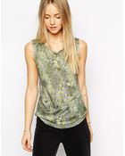 By Zoé Abrstract Print Tank Top - Lyst