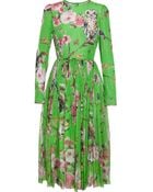 Dolce & Gabbana Lightweight Silk Dress with Wildlife Print - Lyst