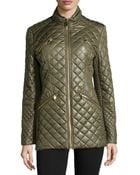 Via Spiga Quilted Zip-Pocket Jacket - Lyst
