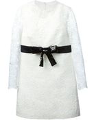 Saint Laurent 'School Girl' Mini Dress - Lyst