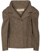 Marni Woven Wool-Blend Jacket - Lyst