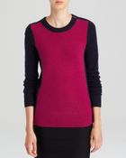 C By Bloomingdale's Zip Detail Cashmere Sweater - Lyst
