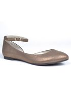 Adrienne Vittadini Belles Patent Leather Flats - Lyst