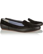 Charles Philip Shanghai Gaby Calf Hair Loafers - Lyst