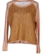 See By Chloé Long Sleeve Sweater - Lyst