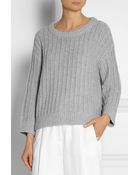 Michael Kors Cashmere And Cotton-Blend Sweater - Lyst
