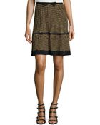 M Missoni Bow-detail Pleated Skirt - Lyst
