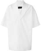 Juun.J Ribbed Collar Kimono - Lyst