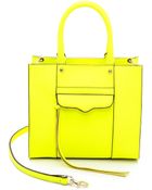 Rebecca Minkoff Neon Mab Mini Tote - Lyst