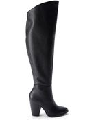 Steven By Steve Madden Black Sleek Over-The-Knee Boots - Lyst