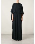 Valentino Draped Evening Dress - Lyst