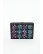 Missguided Deva Sequin Cluster Box Clutch Black - Lyst