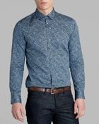 Ted Baker Leojak Print Sport Shirt Regular Fit - Lyst