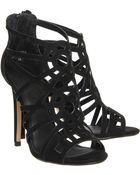 Atalanta Weller Arwen Cut Out Ankle Boot By Atalanta Weller in Black ...