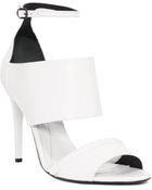 McQ by Alexander McQueen Leather Strap Sandal - Lyst