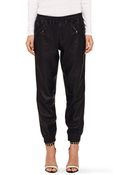 Club Monaco Samantha Leather Track Pant - Lyst