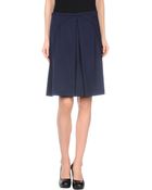 Emporio Armani Knee Length Skirt - Lyst