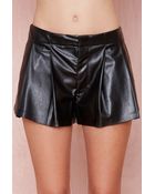 Nasty Gal Pleat It Short - Lyst