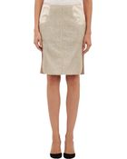 Nina Ricci Sequin Tweed Pencil Skirt - Lyst
