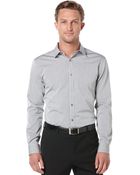 Perry Ellis Big And Tall Striped Long-Sleeve Shirt - Lyst