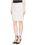 Tory Burch 'Vanya' Lattice Weave Pencil Skirt - Lyst
