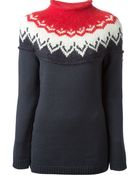 Moncler Grenoble Fair Isle Sweater - Lyst