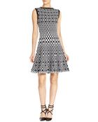 Alice + Olivia Jasiey Fit-&-Flare Dress - Lyst