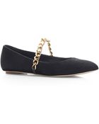 Simone Rocha Haircalf Mary Jane Flats - Lyst