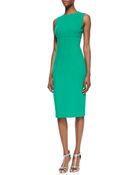 Michael Kors Stretch Boucle Crepe Sleeveless Dress - Lyst