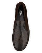Sesto Meucci Arty Snakeprintsuede Slipon - Lyst