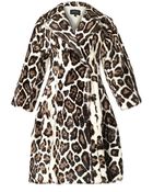Giambattista Valli Leopard-Print Fur Coat - Lyst